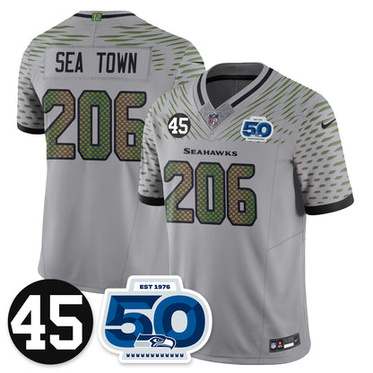 Seattle Seahawks Vapor Limited Jersey - Honor Kenny Easley - All Stitched