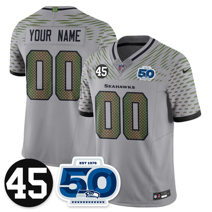 Seattle Seahawks Vapor Limited Jersey - Honor Kenny Easley - All Stitched