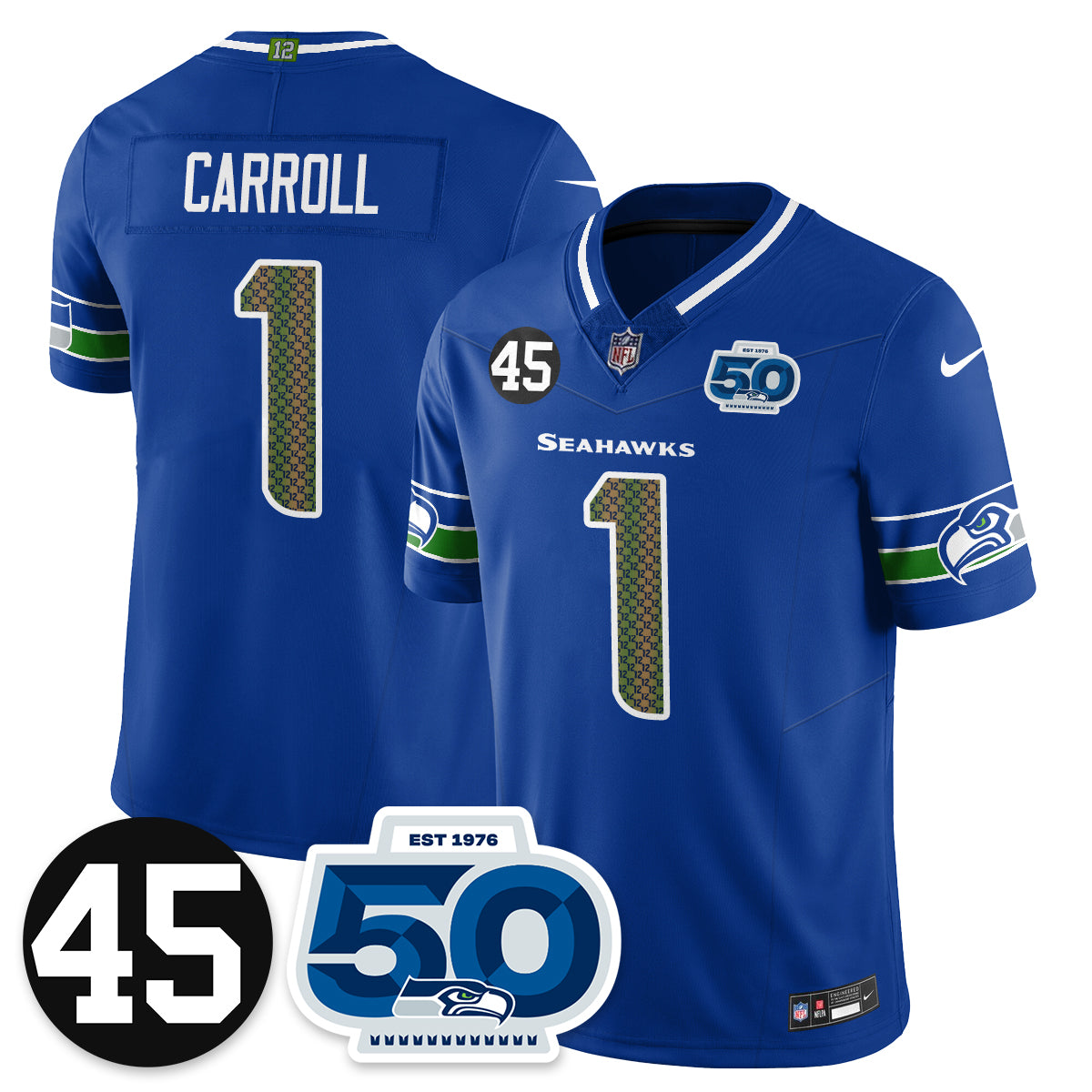 Seattle Seahawks Vapor Limited Jersey - Honor Kenny Easley - All Stitched