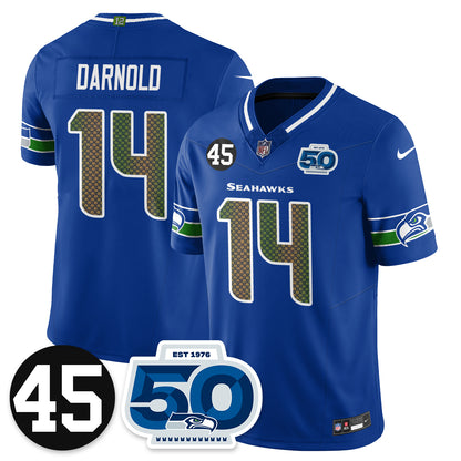 Seattle Seahawks Vapor Limited Jersey - Honor Kenny Easley - All Stitched