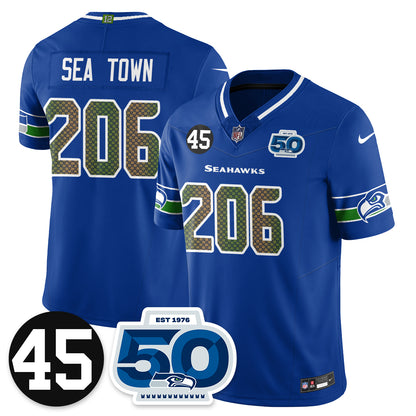 Seattle Seahawks Vapor Limited Jersey - Honor Kenny Easley - All Stitched