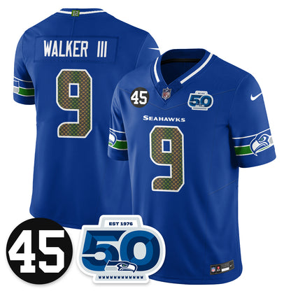 Seattle Seahawks Vapor Limited Jersey - Honor Kenny Easley - All Stitched