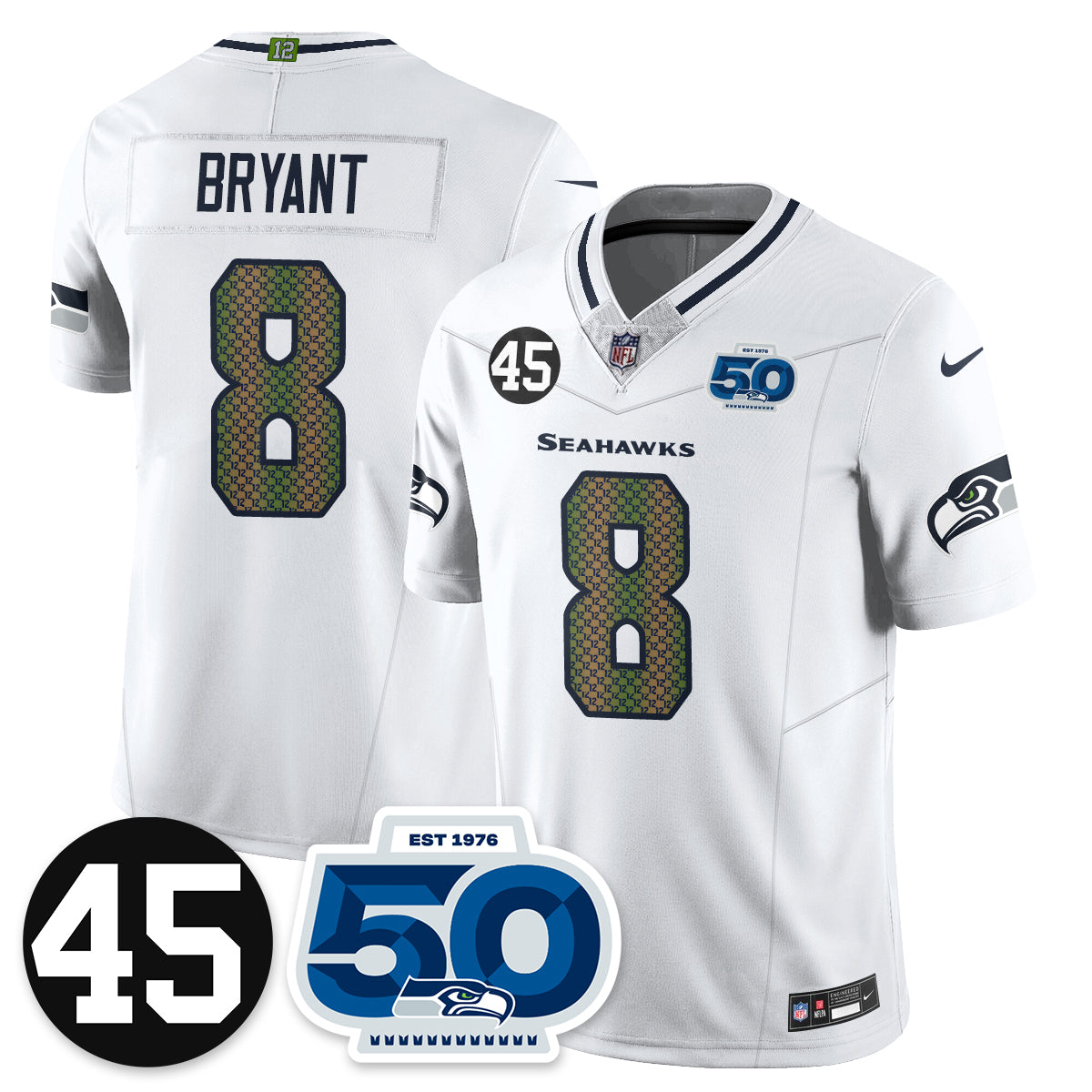 Seattle Seahawks Vapor Limited Jersey - Honor Kenny Easley - All Stitched