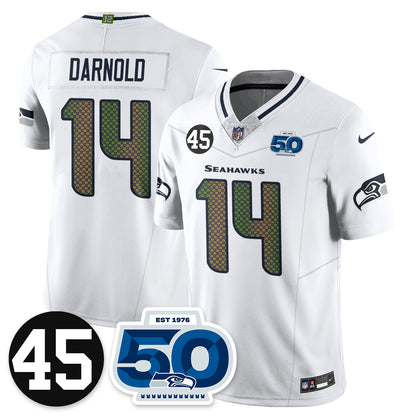 Seattle Seahawks Vapor Limited Jersey - Honor Kenny Easley - All Stitched