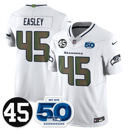 Seattle Seahawks Vapor Limited Jersey - Honor Kenny Easley - All Stitched