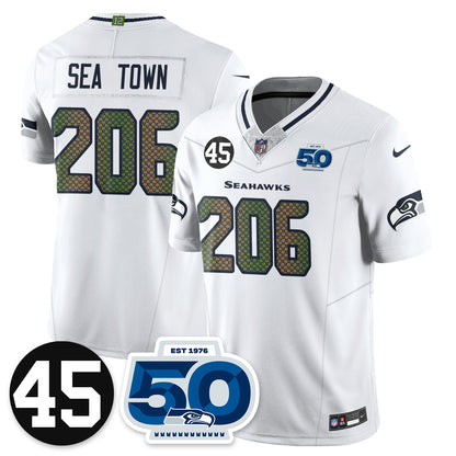 Seattle Seahawks Vapor Limited Jersey - Honor Kenny Easley - All Stitched