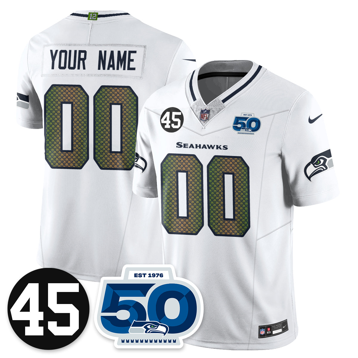 Seattle Seahawks Vapor Limited Jersey - Honor Kenny Easley - All Stitched