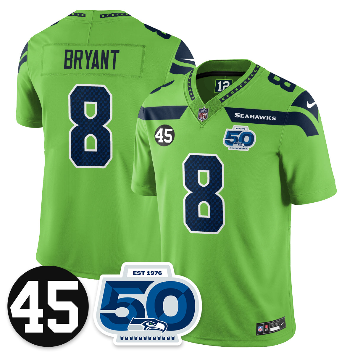 Seattle Seahawks Vapor Limited Jersey - Honor Kenny Easley - All Stitched