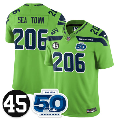 Seattle Seahawks Vapor Limited Jersey - Honor Kenny Easley - All Stitched