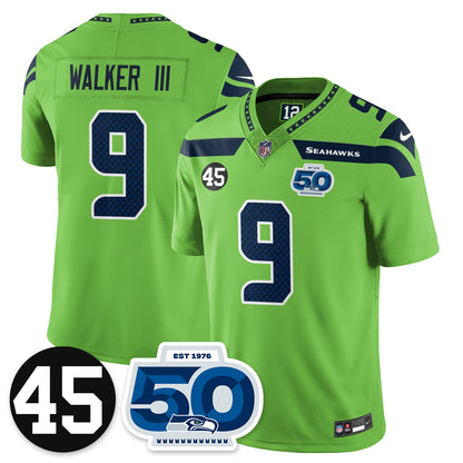 Seattle Seahawks Vapor Limited Jersey - Honor Kenny Easley - All Stitched