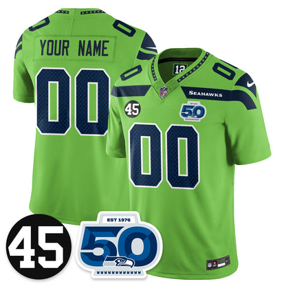 Seattle Seahawks Vapor Limited Jersey - Honor Kenny Easley - All Stitched