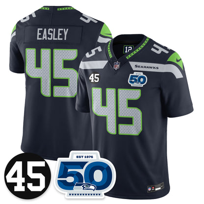 Seattle Seahawks Vapor Limited Jersey - Honor Kenny Easley - All Stitched