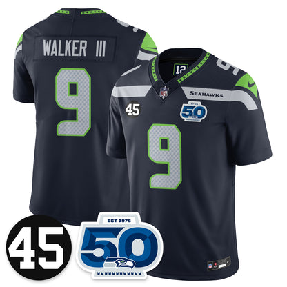 Seattle Seahawks Vapor Limited Jersey - Honor Kenny Easley - All Stitched