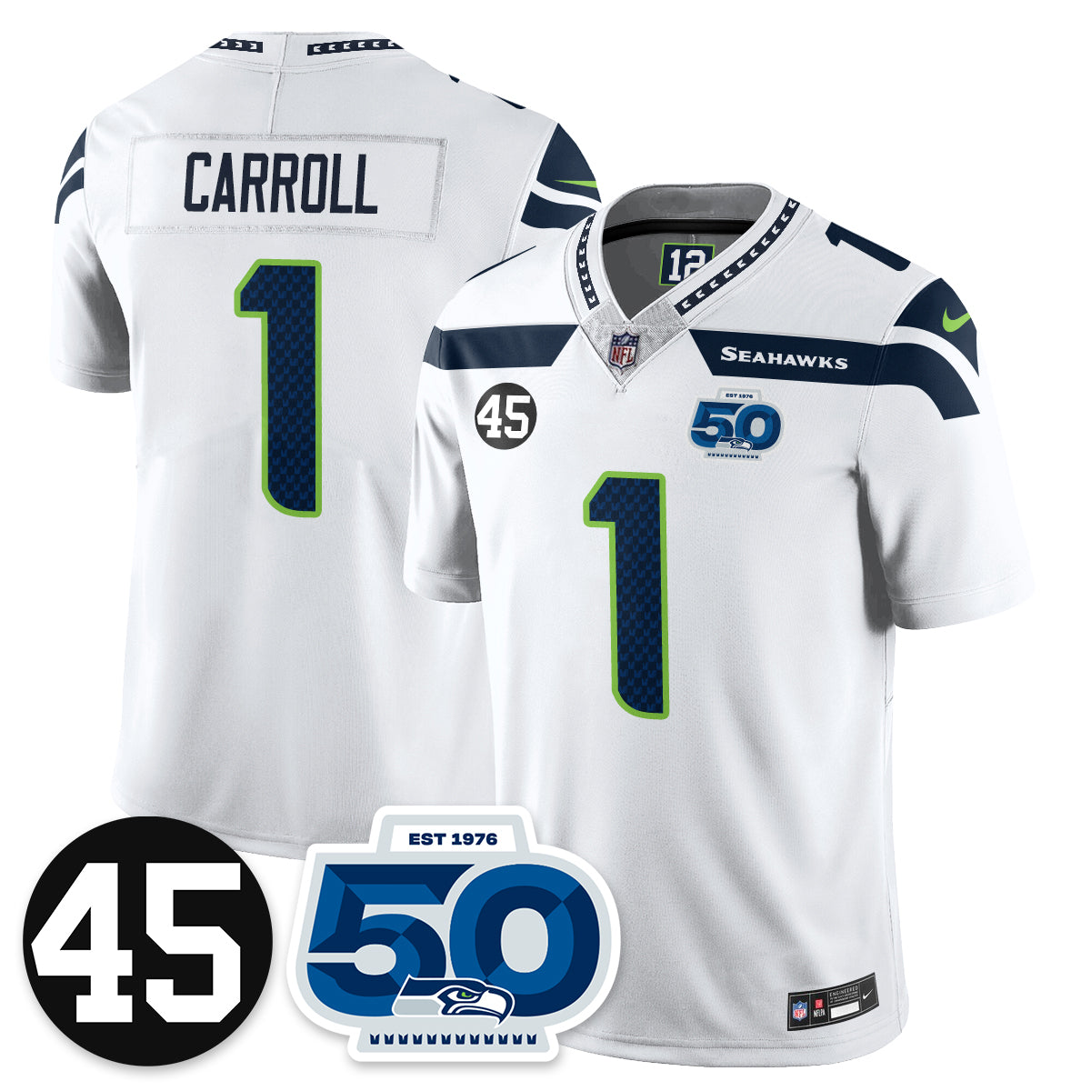 Seattle Seahawks Vapor Limited Jersey - Honor Kenny Easley - All Stitched