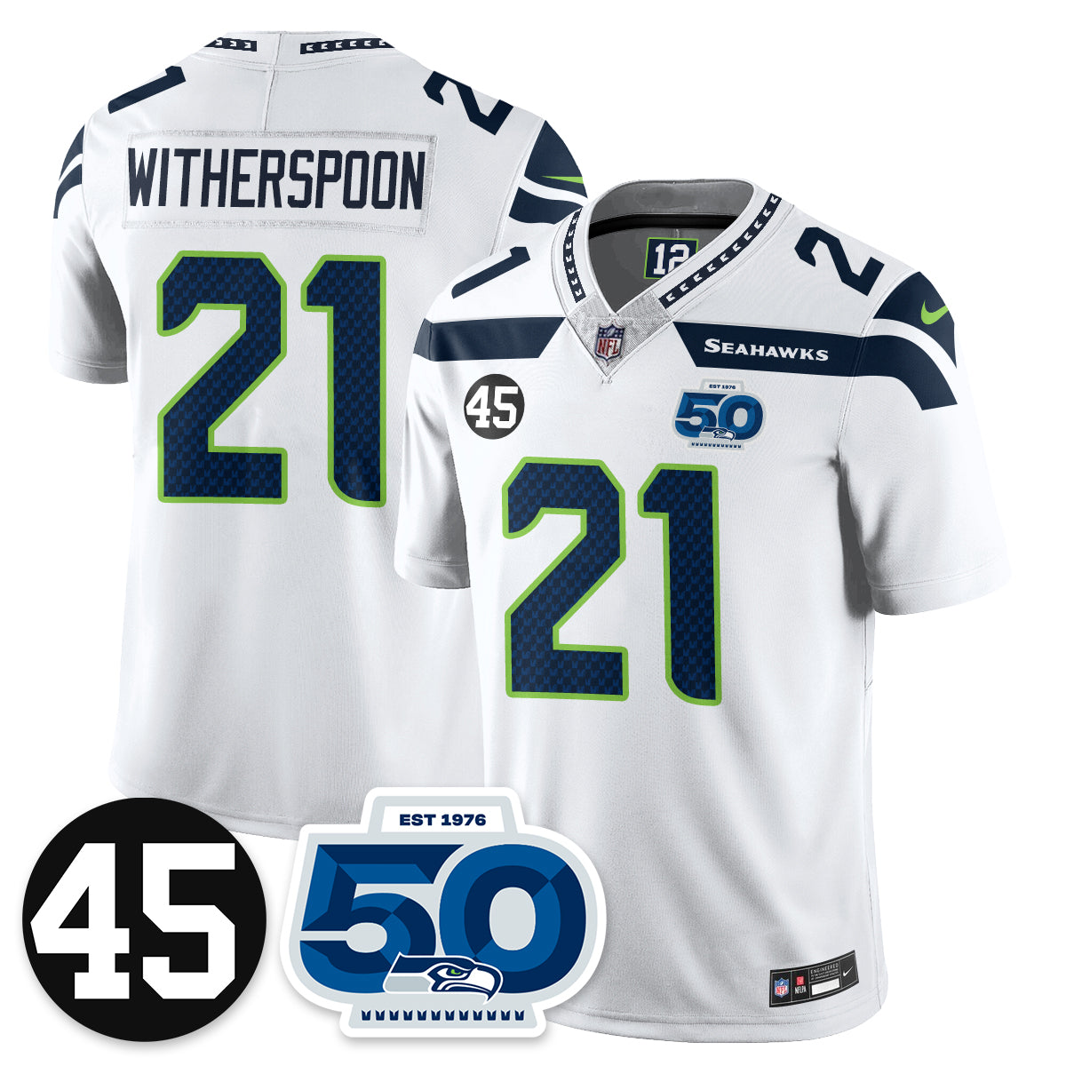 Seattle Seahawks Vapor Limited Jersey - Honor Kenny Easley - All Stitched