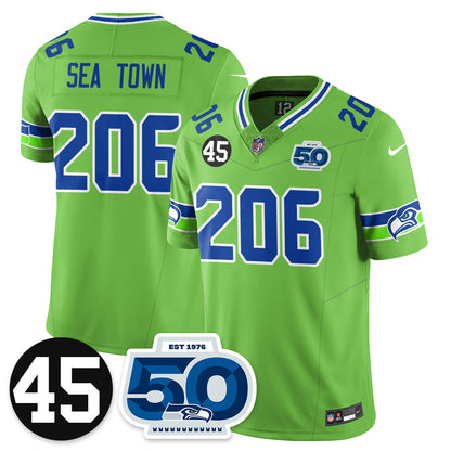 Seattle Seahawks Vapor Limited Jersey - Honor Kenny Easley - All Stitched