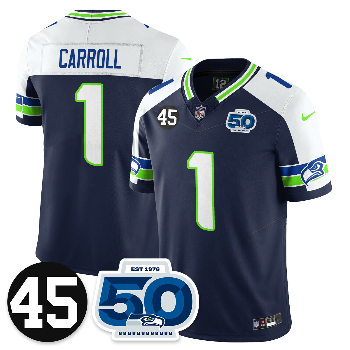 Seattle Seahawks Vapor Limited Jersey - Honor Kenny Easley - All Stitched