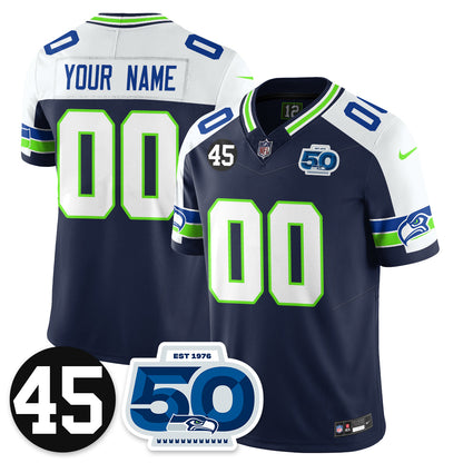 CustomSEA Vapor Limited Jersey - Honor Kenny Easley - All Stitched