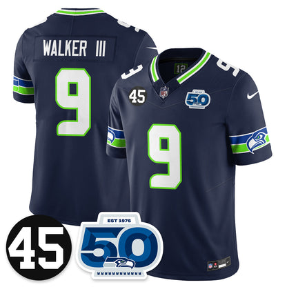 Seattle Seahawks Vapor Limited Jersey - Honor Kenny Easley - All Stitched