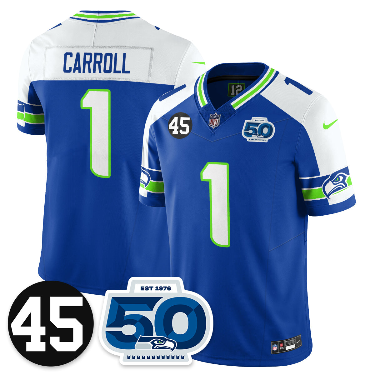 Seattle Seahawks Vapor Limited Jersey - Honor Kenny Easley - All Stitched