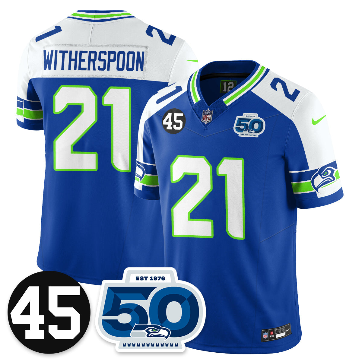 Seattle Seahawks Vapor Limited Jersey - Honor Kenny Easley - All Stitched