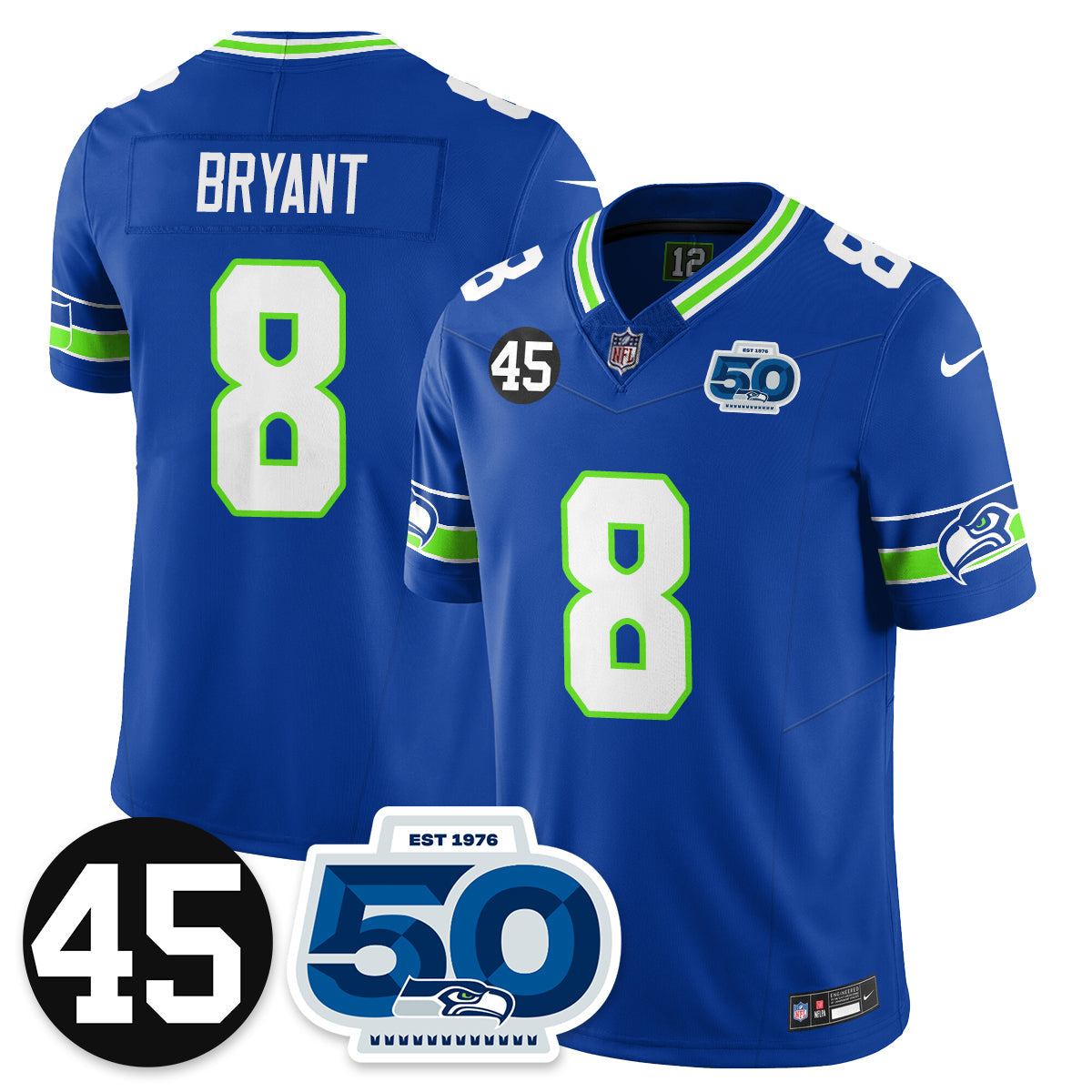 Seattle Seahawks Vapor Limited Jersey - Honor Kenny Easley - All Stitched