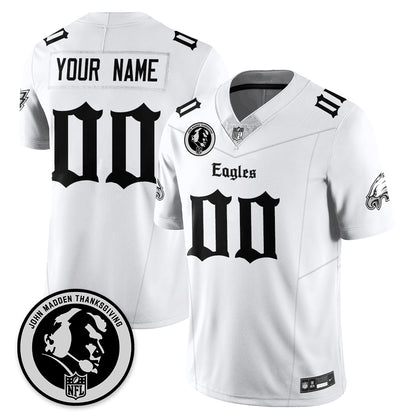 PHI Gothic Vapor Limited Jersey - John Madden Patch - All Stitched