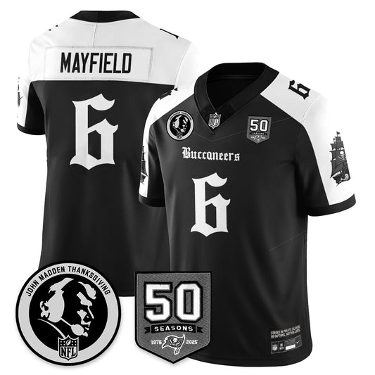 TB Gothic Vapor Limited Jersey - John Madden Patch - All Stitched