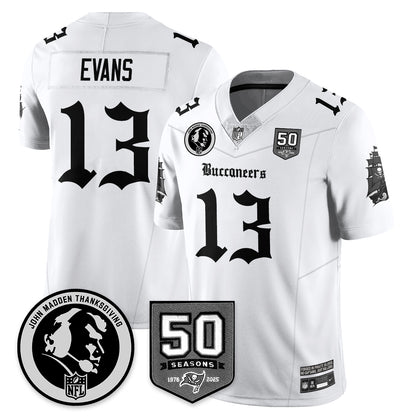 TB Gothic Vapor Limited Jersey - John Madden Patch - All Stitched