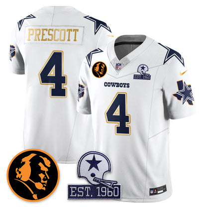 DAL Vapor Limited Gold Jersey - John Madden Patch - All Stitched