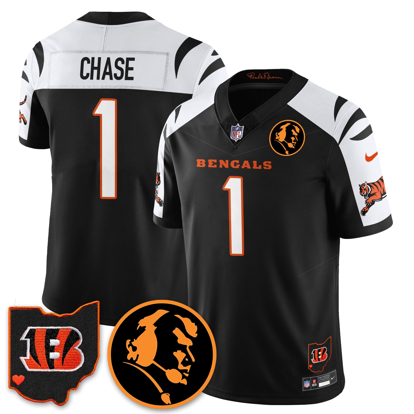 CIN Vapor Limited Jersey - John Madden Patch - All Stitched