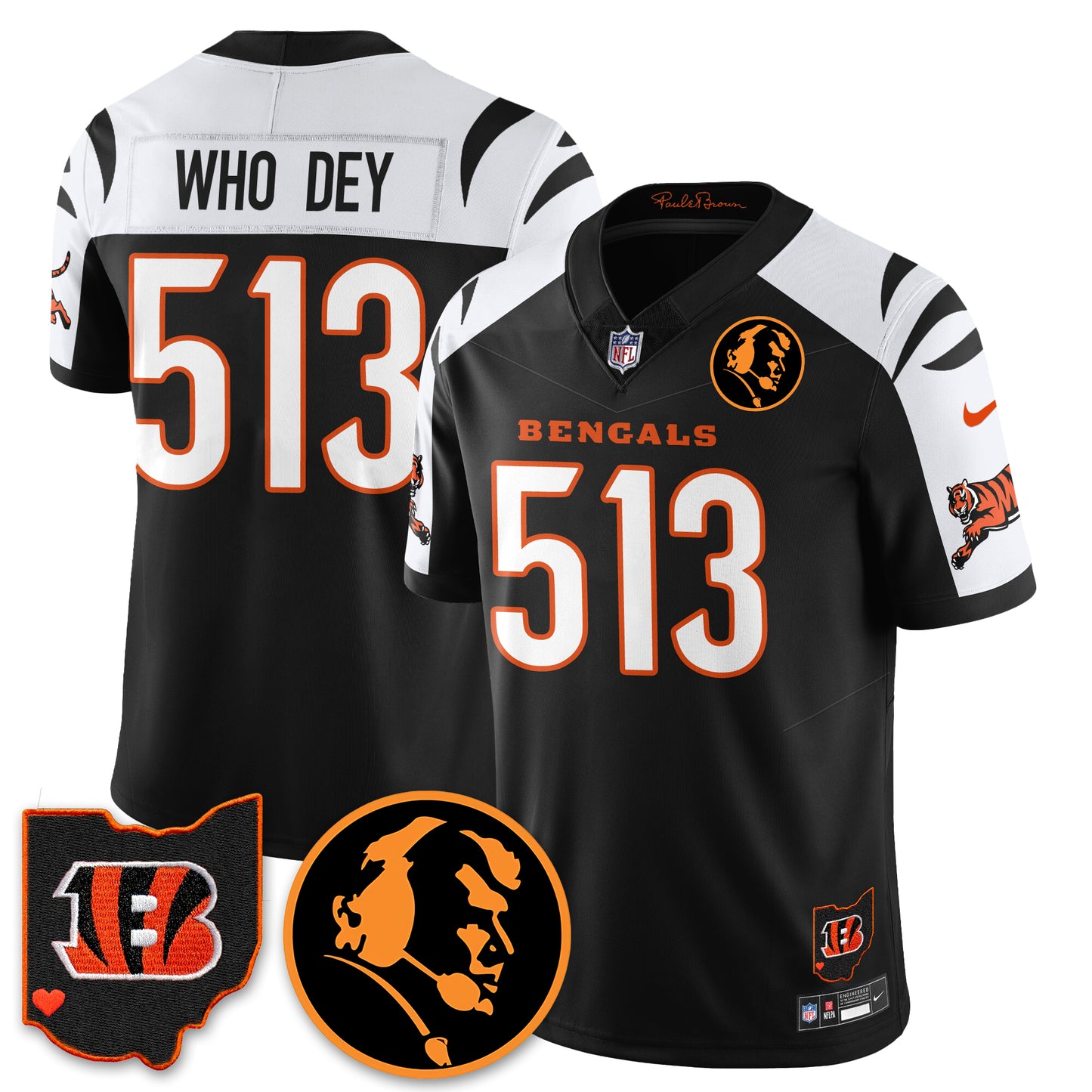 CIN Vapor Limited Jersey - John Madden Patch - All Stitched