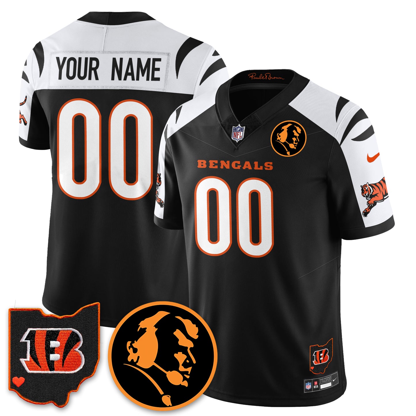 CIN Vapor Limited Custom Jersey - John Madden Patch - All Stitched