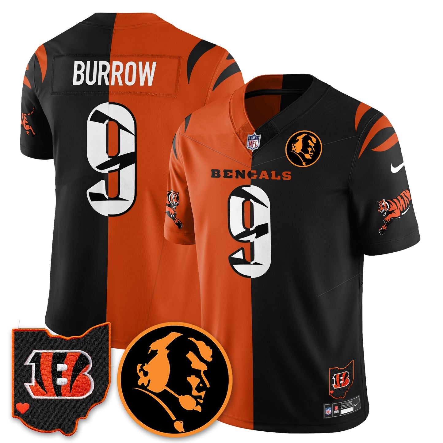 CIN Vapor Limited Jersey - John Madden Patch - All Stitched