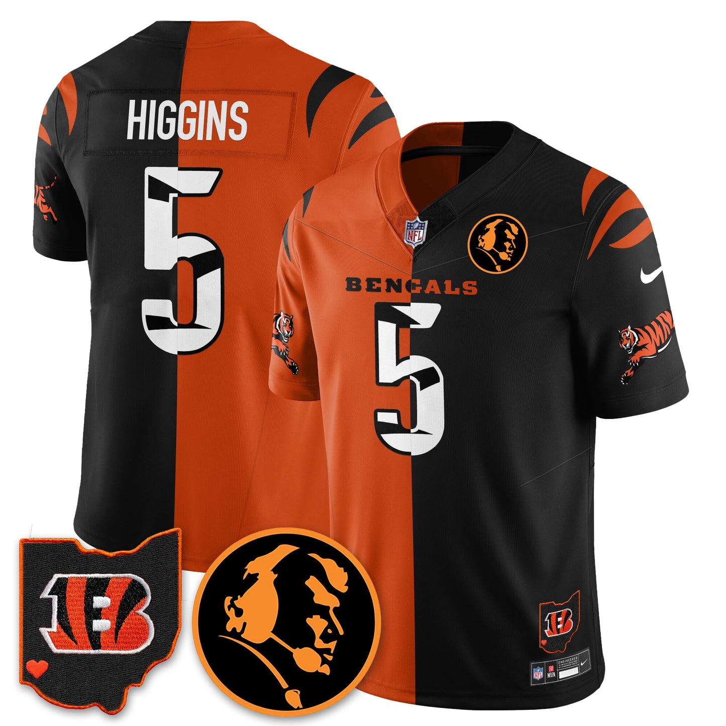 CIN Vapor Limited Jersey - John Madden Patch - All Stitched