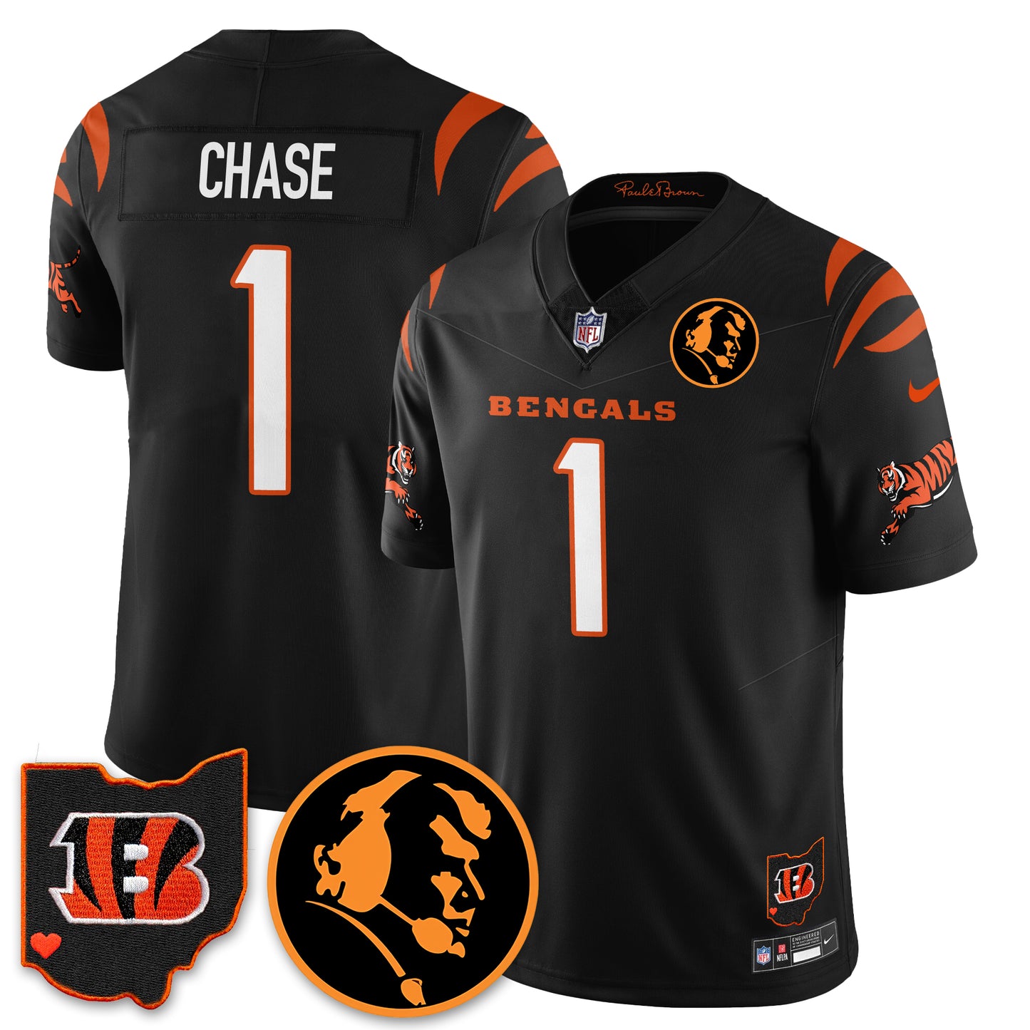 CIN Vapor Limited Jersey - John Madden Patch - All Stitched