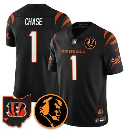 CIN Vapor Limited Jersey - John Madden Patch - All Stitched