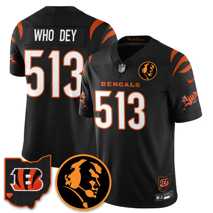 CIN Vapor Limited Jersey - John Madden Patch - All Stitched