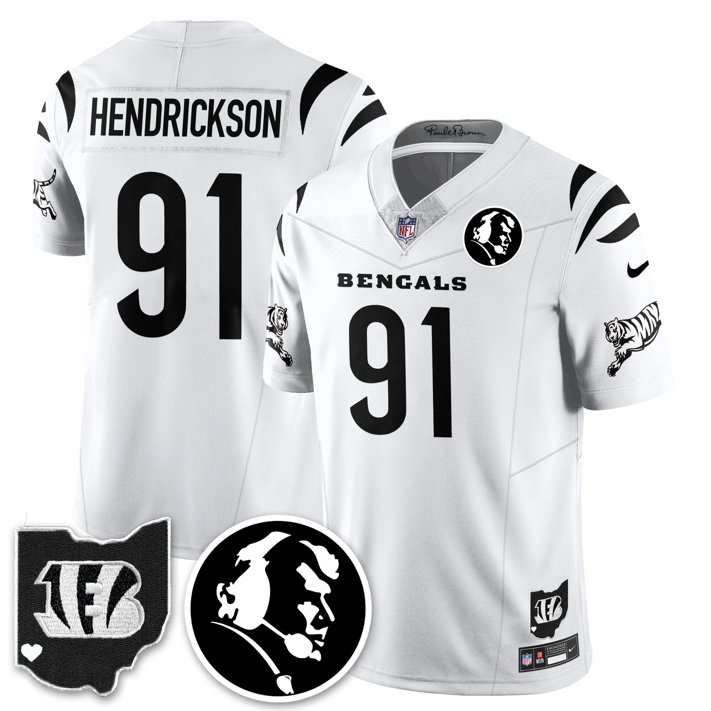 CIN Vapor Limited Jersey - John Madden Patch - All Stitched