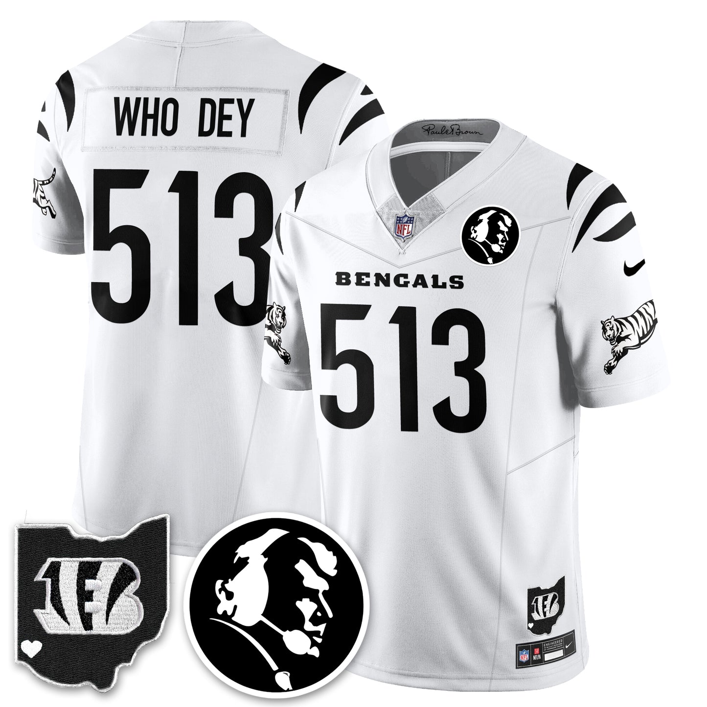 CIN Vapor Limited Jersey - John Madden Patch - All Stitched