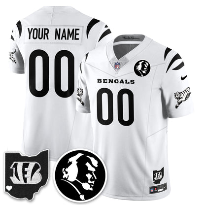 Custom CIN Vapor Limited Jersey - John Madden Patch - All Stitched