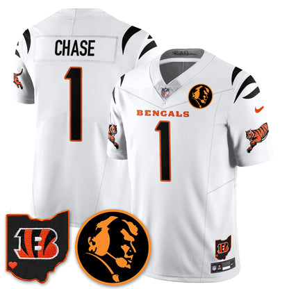 CIN Vapor Limited Jersey - John Madden Patch - All Stitched