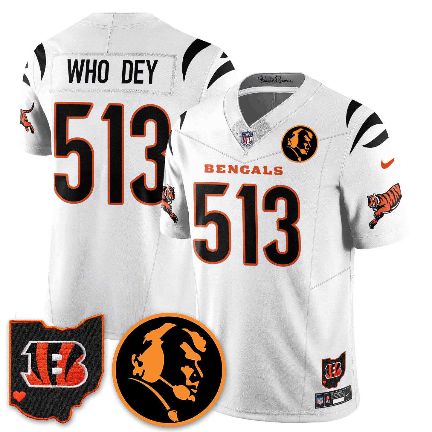 CIN Vapor Limited Jersey - John Madden Patch - All Stitched