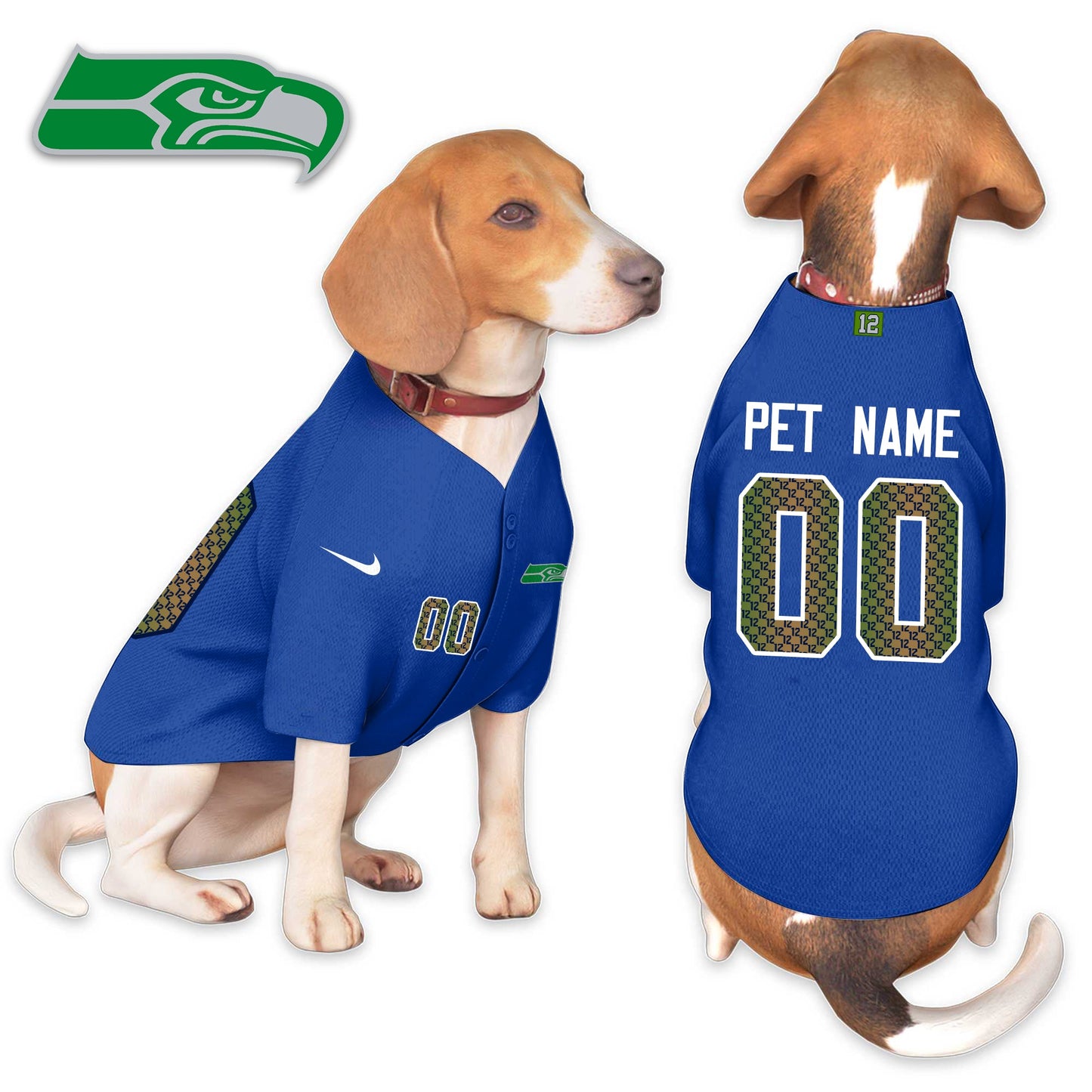 Seattle Seahawks “Rivalries” Pet Coat