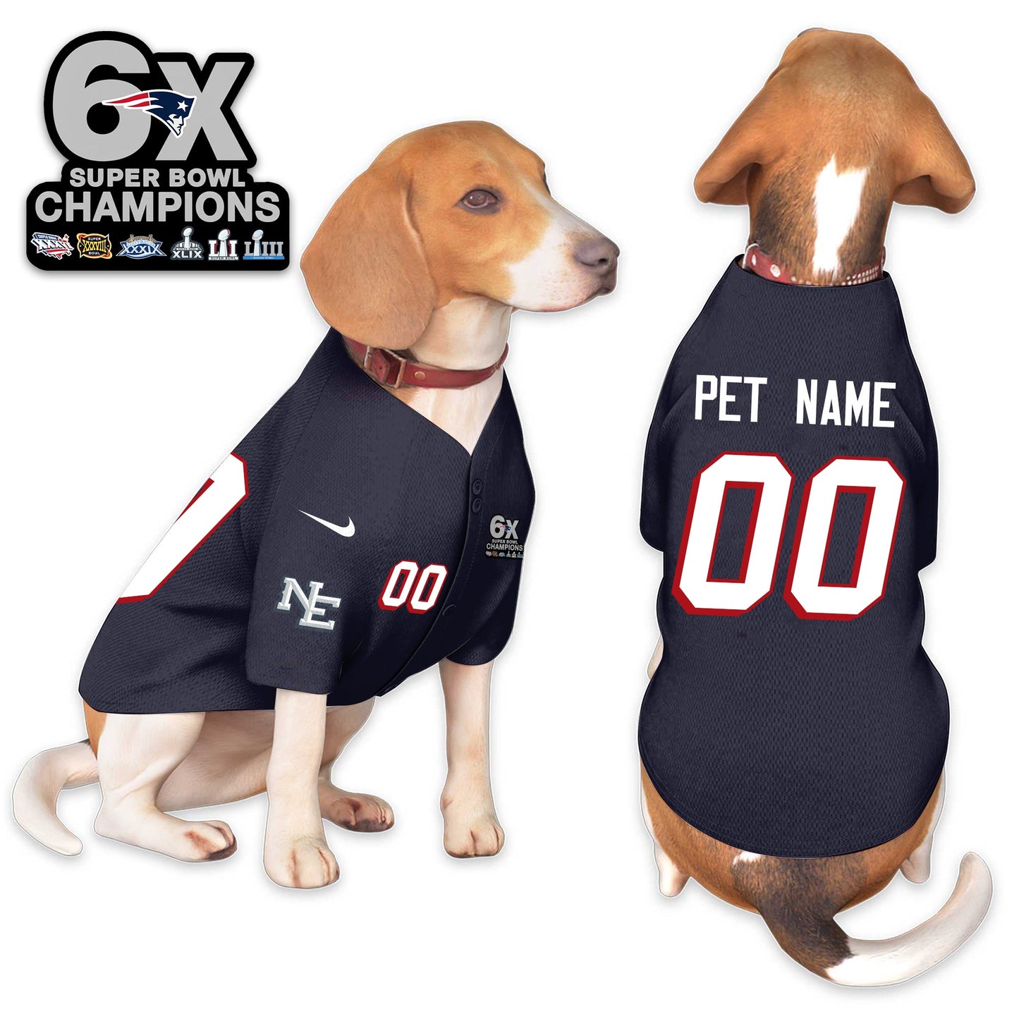 NE “Rivalries” Pet Coat