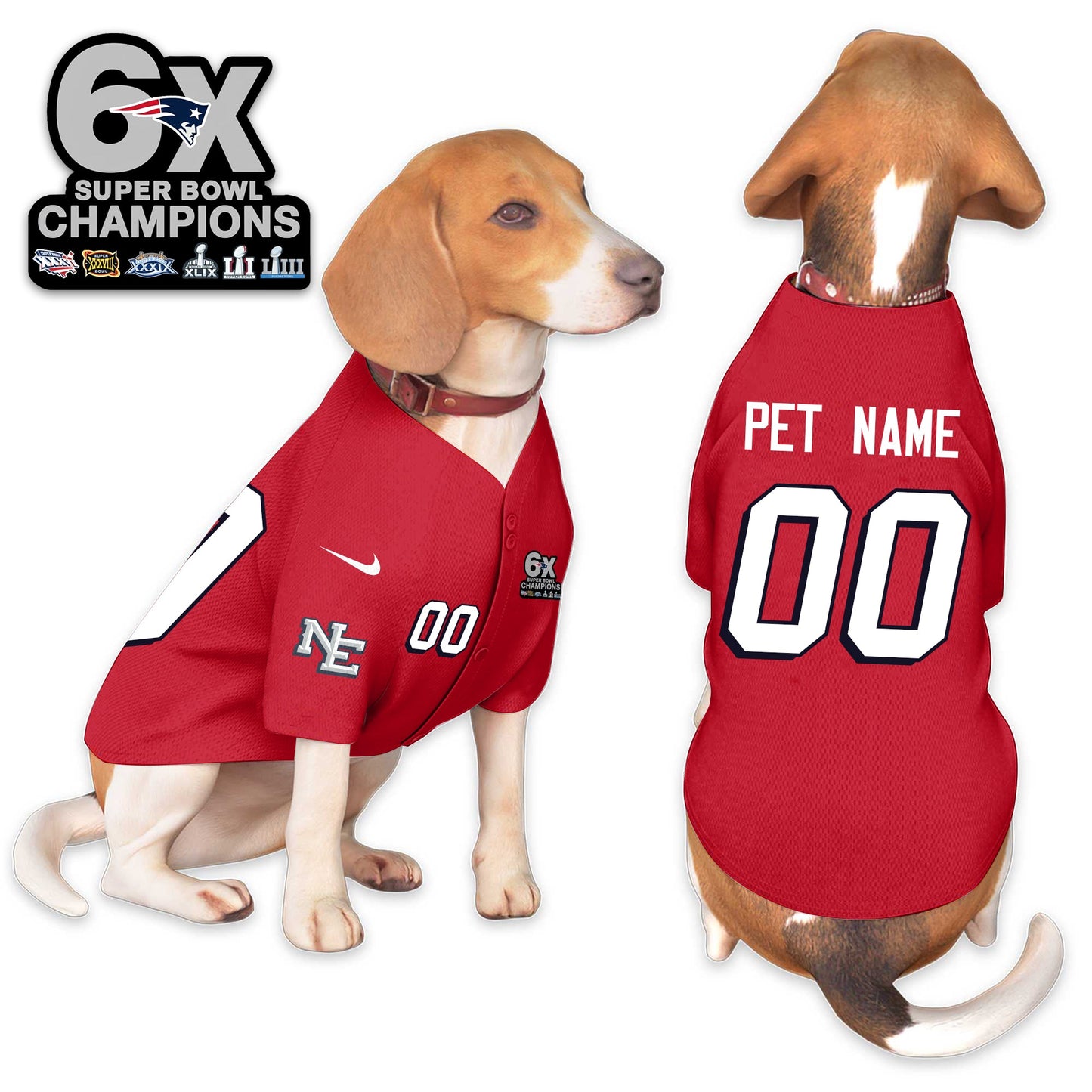 NE “Rivalries” Pet Coat