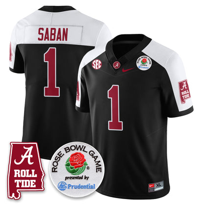 BAMA Rose Bowl Vapor Limited Jersey - All Stitched