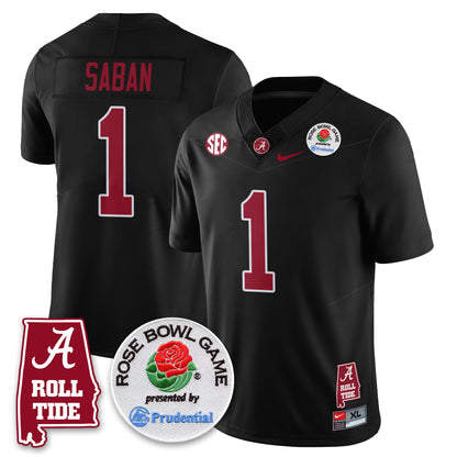 BAMA Rose Bowl Vapor Limited Jersey - All Stitched