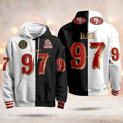 SF Rivalries 5x Champions & Faithful To The Bay Vapor Limited Hoodie - Stitched
