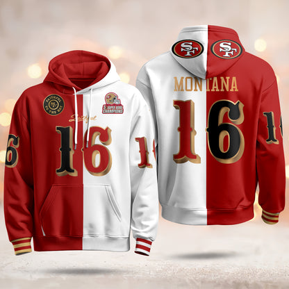 SF Rivalries 5x Champions & Faithful To The Bay Vapor Limited Hoodie - Stitched